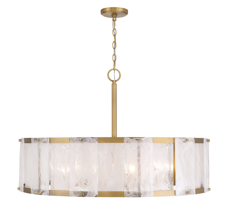 Minka-Lavery 3638-732 Ten Light Pendant, Legacy Brass