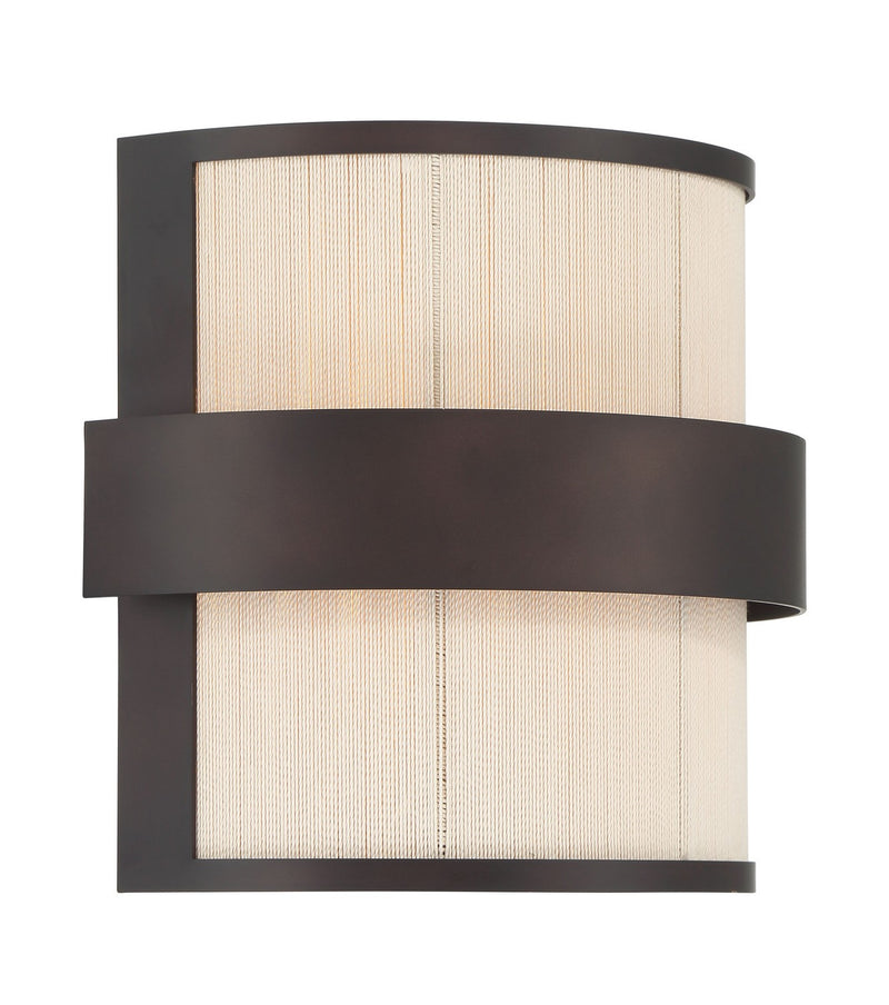 Minka-Lavery 3682-886 Two Light Wall Sconce, Legacy Brass (Painted) & Dark