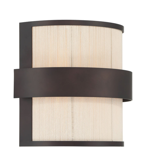 Minka-Lavery 3682-886 Two Light Wall Sconce, Legacy Brass (Painted) & Dark