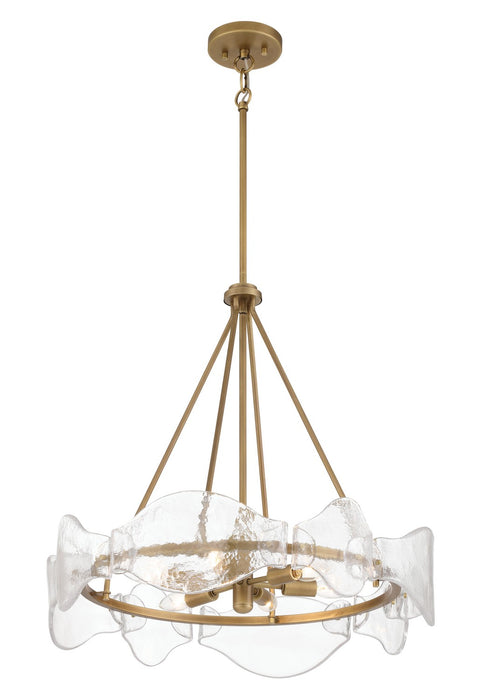 Minka-Lavery 3695-732 Six Light Pendant, Legacy Brass