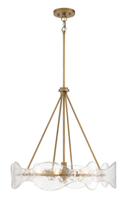 Minka-Lavery 3695-732 Six Light Pendant, Legacy Brass