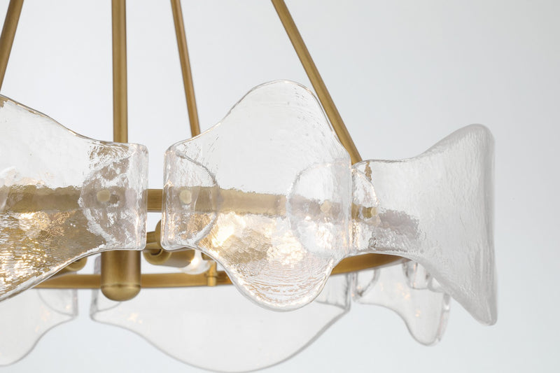 Minka-Lavery 3695-732 Six Light Pendant, Legacy Brass
