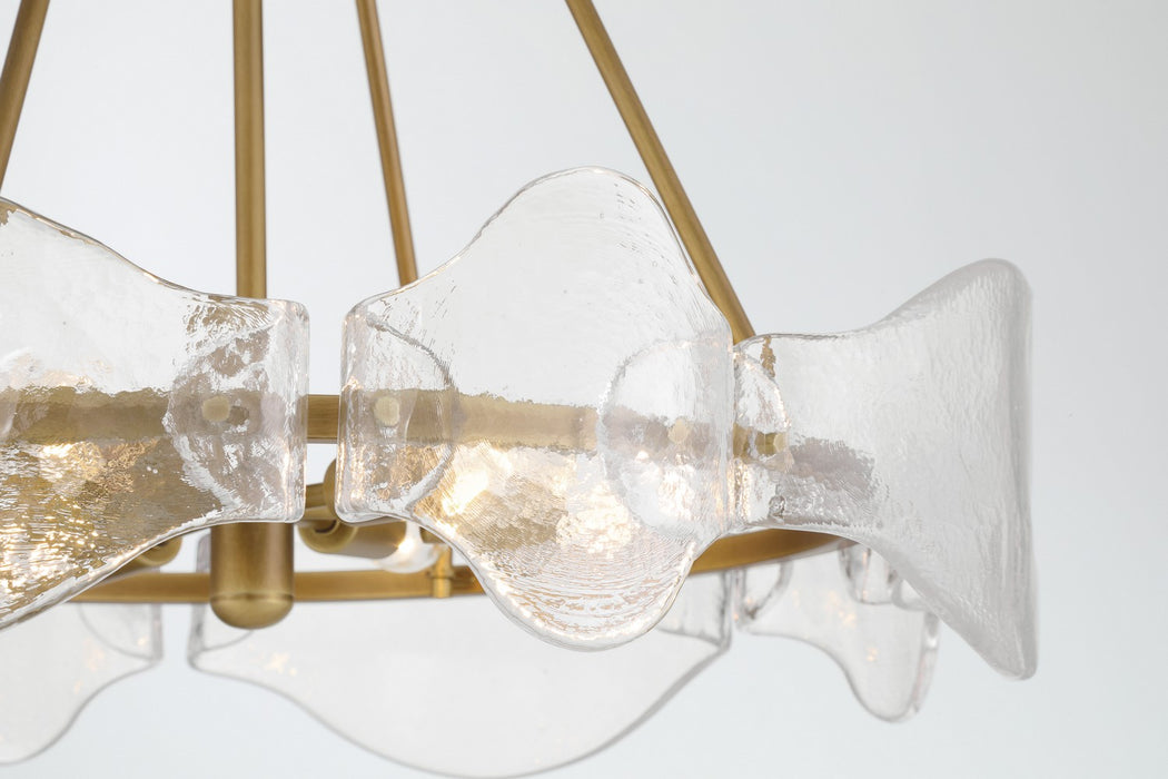 Minka-Lavery 3695-732 Six Light Pendant, Legacy Brass
