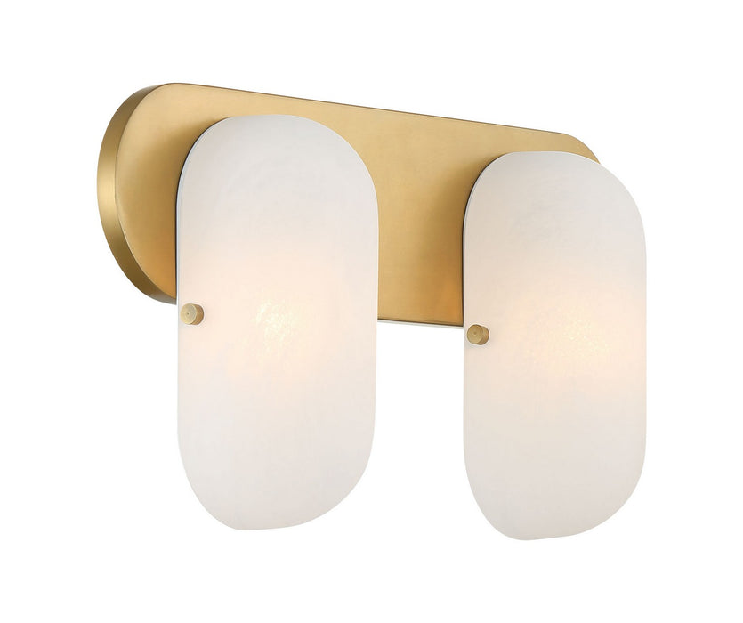 Minka-Lavery 3702-732 Two Light Vanity, Legacy Brass