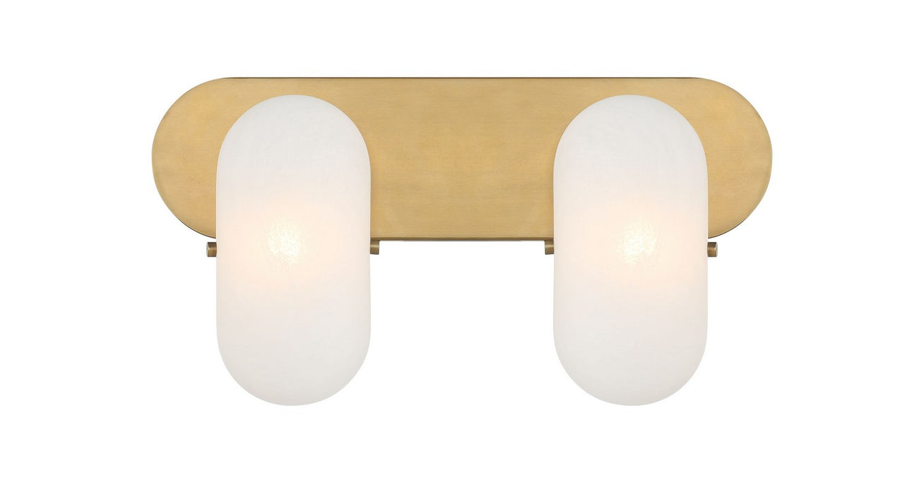 Minka-Lavery 3702-732 Two Light Vanity, Legacy Brass