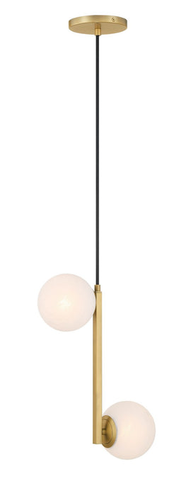 Minka-Lavery 3745-732 Two Light Pendant, Legacy Brass