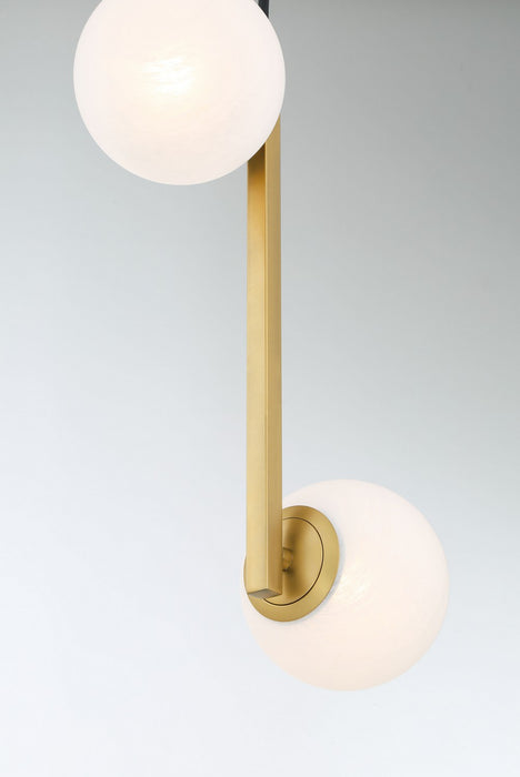 Minka-Lavery 3745-732 Two Light Pendant, Legacy Brass