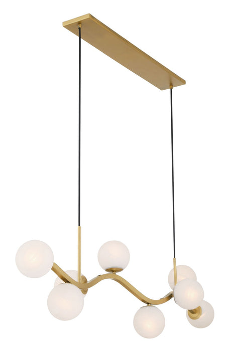 Minka-Lavery 3747-732 Eight Light Island Pendant, Legacy Brass