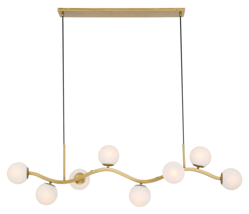 Minka-Lavery 3747-732 Eight Light Island Pendant, Legacy Brass