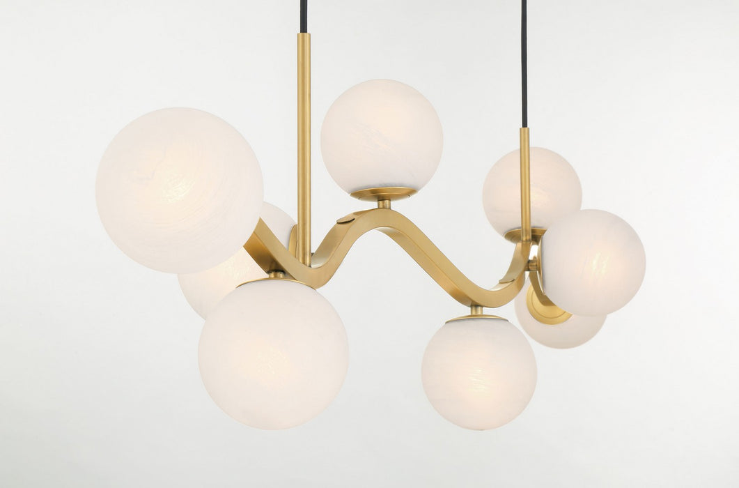 Minka-Lavery 3747-732 Eight Light Island Pendant, Legacy Brass