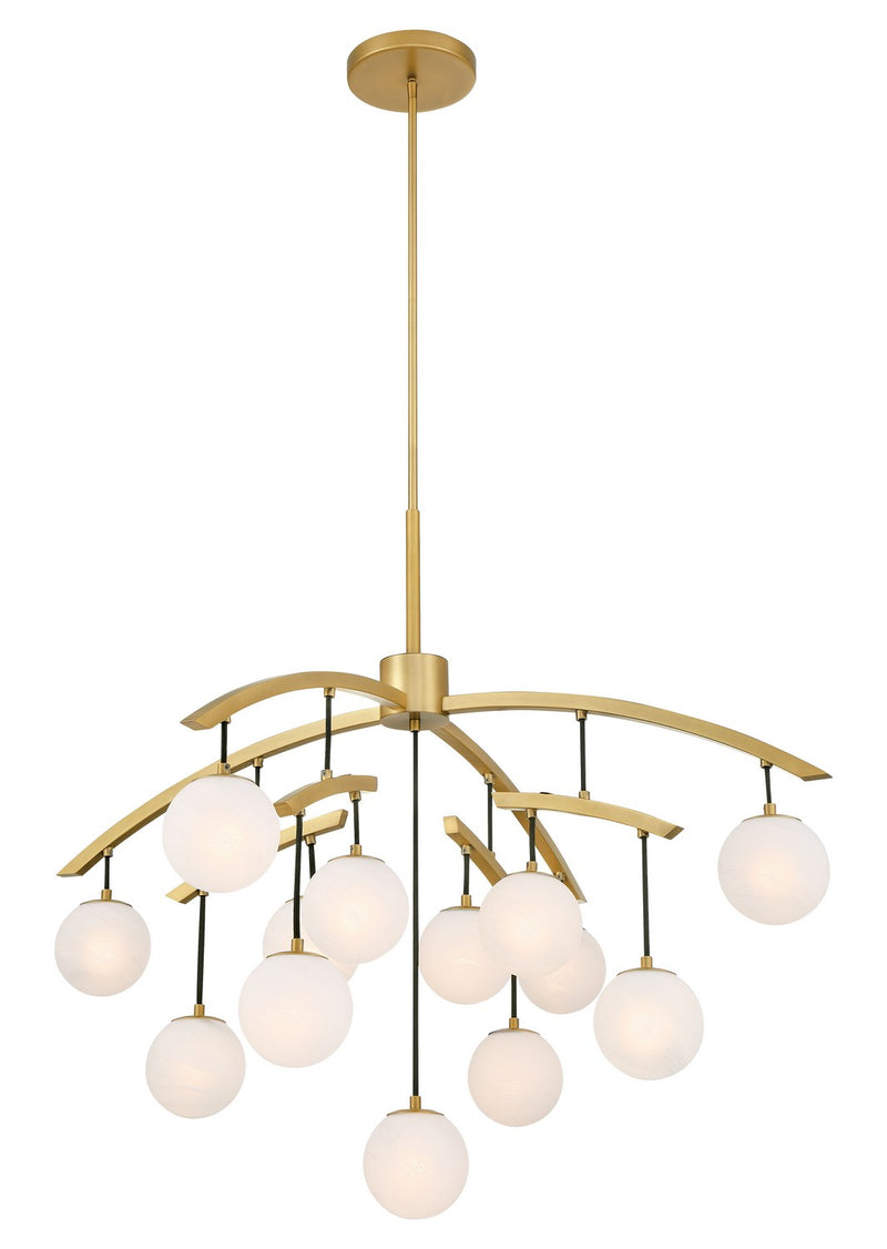 Minka-Lavery 3748-732 13 Light Chandelier, Legacy Brass
