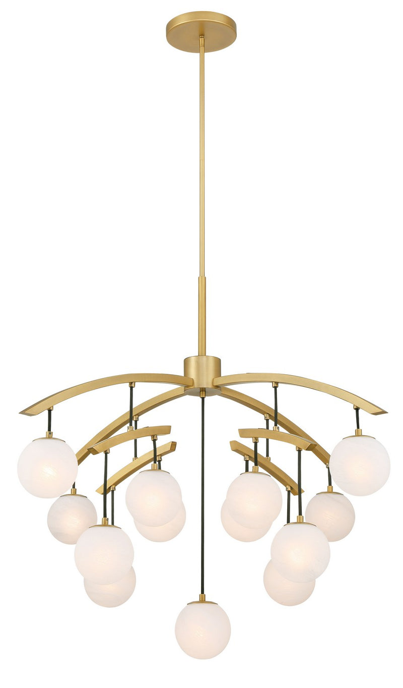 Minka-Lavery 3748-732 13 Light Chandelier, Legacy Brass
