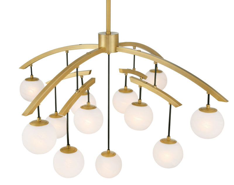 Minka-Lavery 3748-732 13 Light Chandelier, Legacy Brass