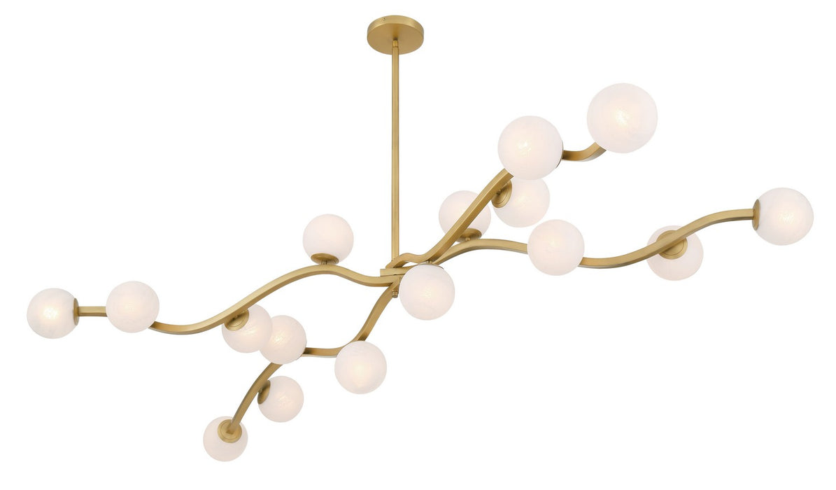 Minka-Lavery 3749-732 16 Light Chandelier, Legacy Brass