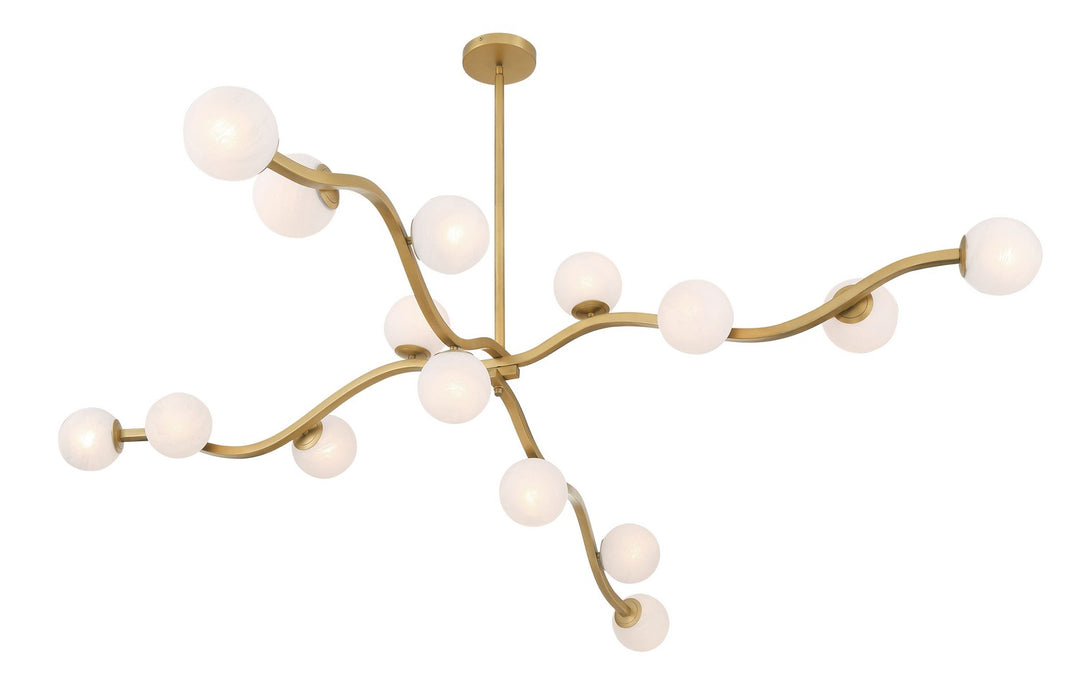 Minka-Lavery 3749-732 16 Light Chandelier, Legacy Brass