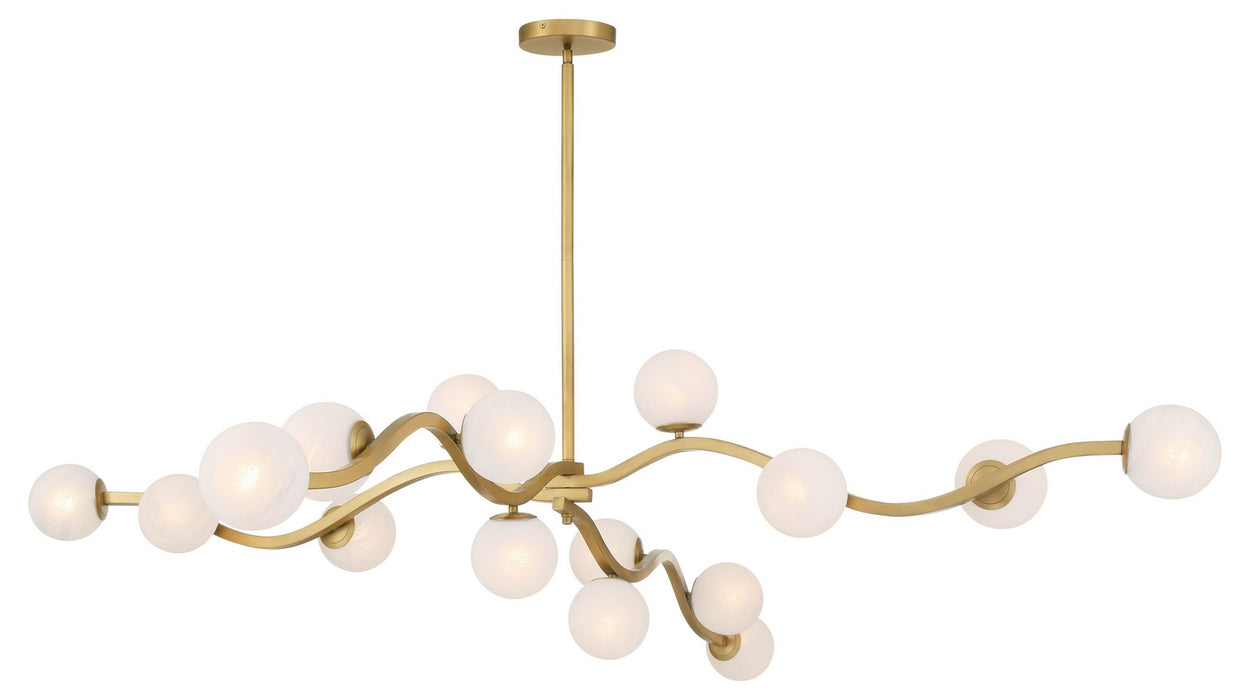 Minka-Lavery 3749-732 16 Light Chandelier, Legacy Brass