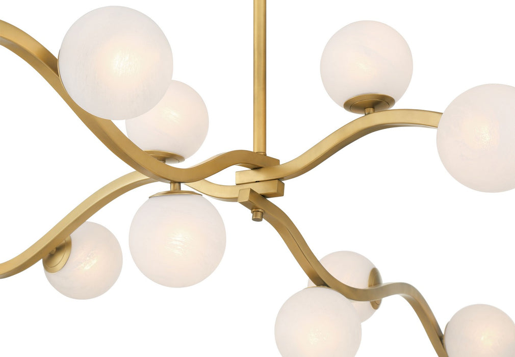 Minka-Lavery 3749-732 16 Light Chandelier, Legacy Brass