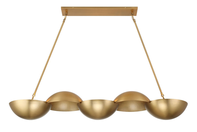 Minka-Lavery 3757-732 Six Light Island Pendant, Legacy Brass