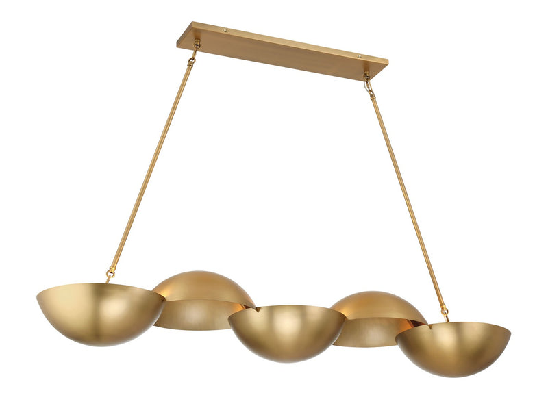 Minka-Lavery 3757-732 Six Light Island Pendant, Legacy Brass