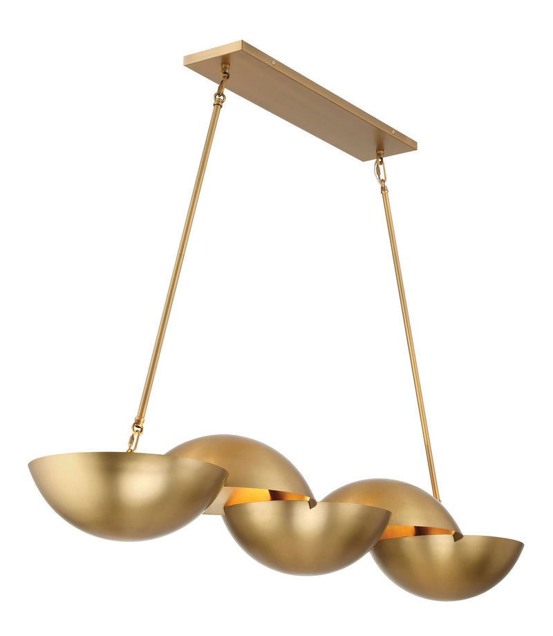 Minka-Lavery 3757-732 Six Light Island Pendant, Legacy Brass
