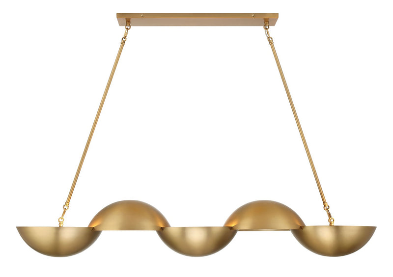 Minka-Lavery 3757-732 Six Light Island Pendant, Legacy Brass