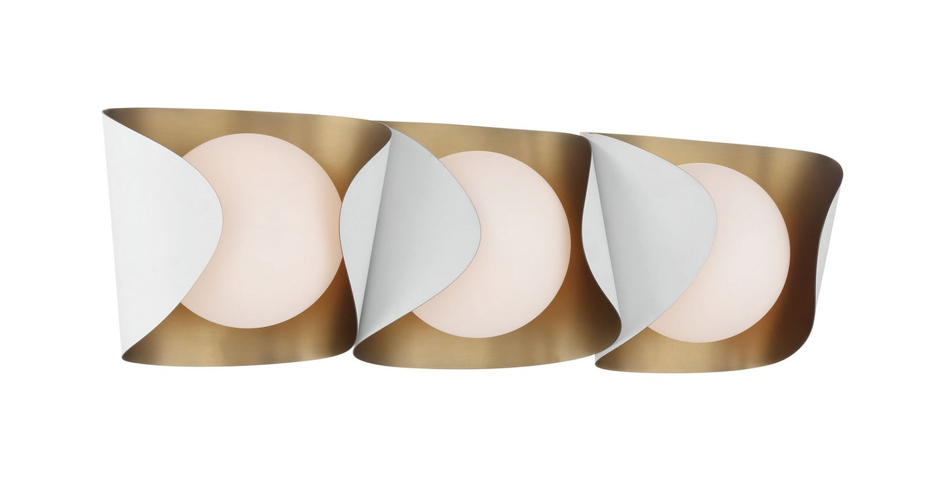 Minka-Lavery 3773-893 Three Light Vanity, Sand White