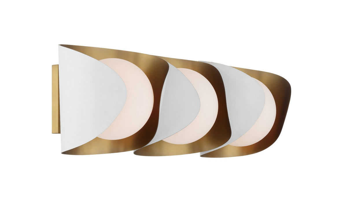 Minka-Lavery 3773-893 Three Light Vanity, Sand White