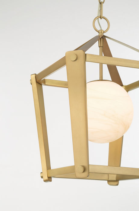 Minka-Lavery 3784-732 One Light Pendant, Legacy Brass