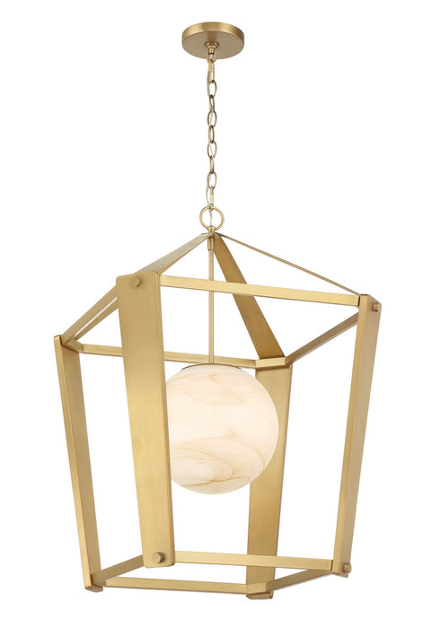 Minka-Lavery 3785-732 One Light Pendant, Legacy Brass