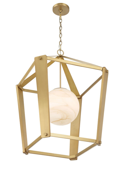 Minka-Lavery 3785-732 One Light Pendant, Legacy Brass