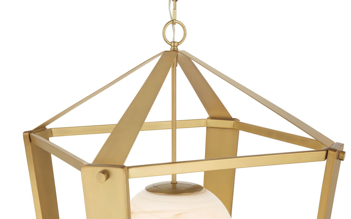 Minka-Lavery 3785-732 One Light Pendant, Legacy Brass
