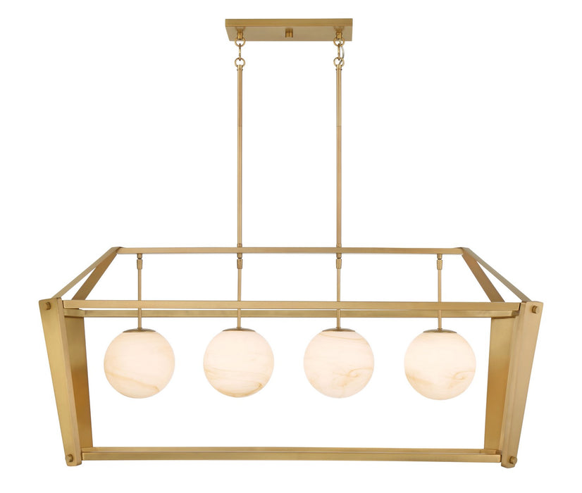 Minka-Lavery 3787-732 Four Light Island Pendant, Legacy Brass