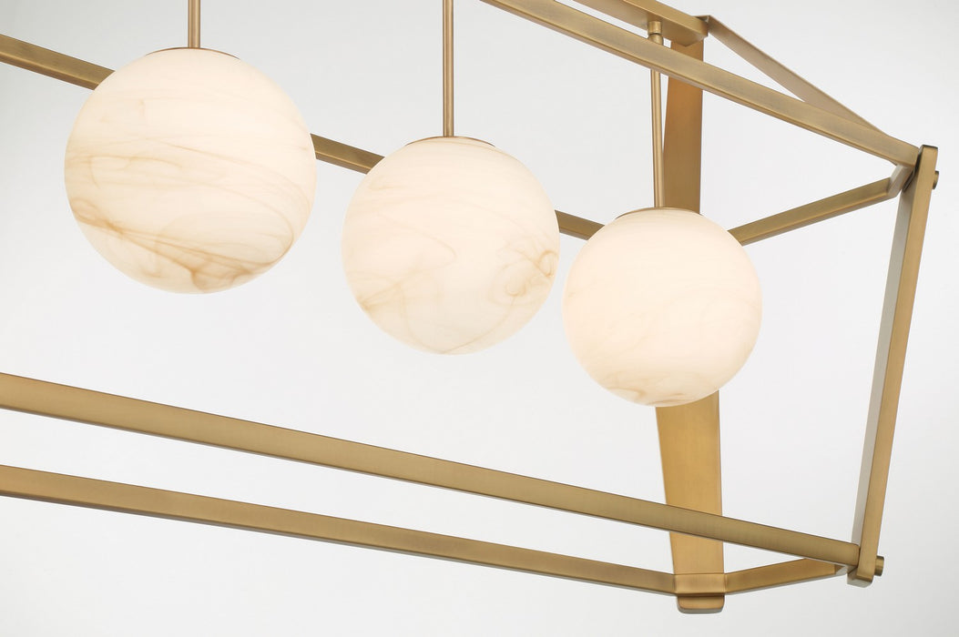 Minka-Lavery 3787-732 Four Light Island Pendant, Legacy Brass