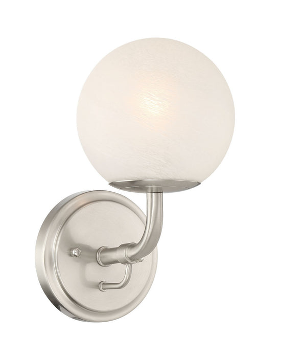 Minka-Lavery 3791-84 One Light Vanity, Brushed Nickel