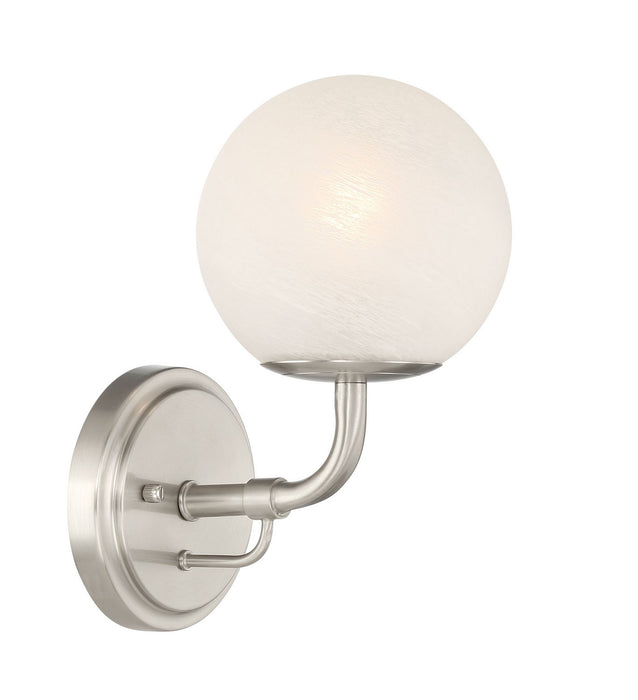 Minka-Lavery 3791-84 One Light Vanity, Brushed Nickel