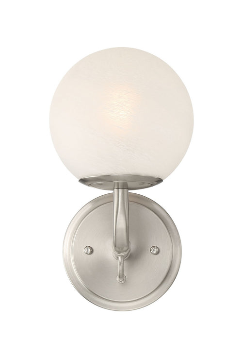 Minka-Lavery 3791-84 One Light Vanity, Brushed Nickel