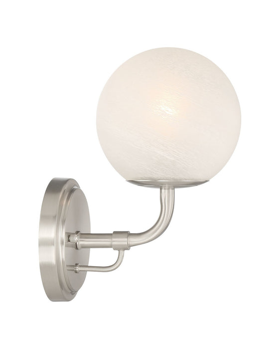 Minka-Lavery 3791-84 One Light Vanity, Brushed Nickel