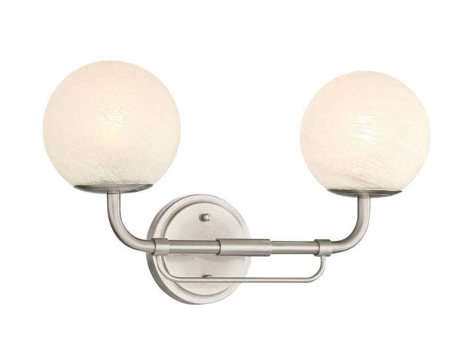 Minka-Lavery 3792-84 Two Light Vanity, Brushed Nickel