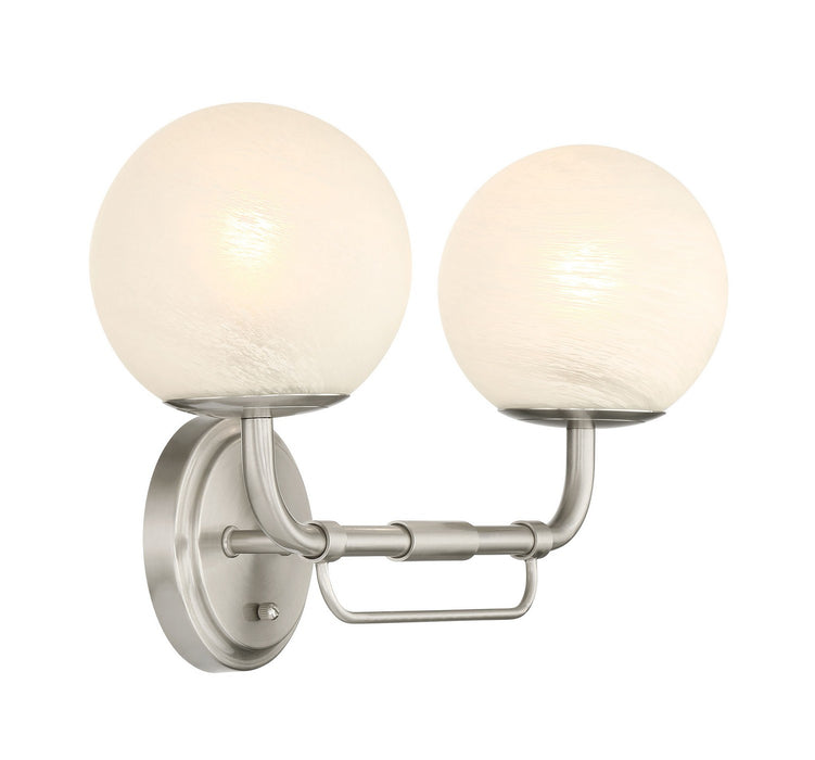 Minka-Lavery 3792-84 Two Light Vanity, Brushed Nickel