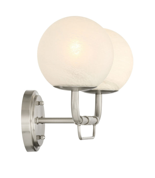 Minka-Lavery 3792-84 Two Light Vanity, Brushed Nickel