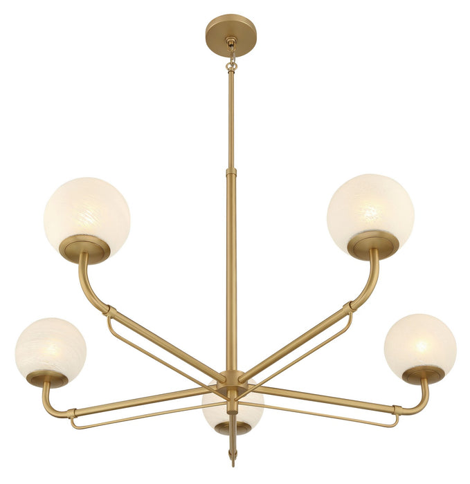 Minka-Lavery 3795-732 Five Light Chandelier, Legacy Brass