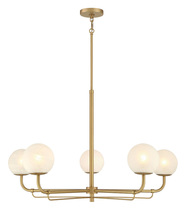 Minka-Lavery 3795-732 Five Light Chandelier, Legacy Brass