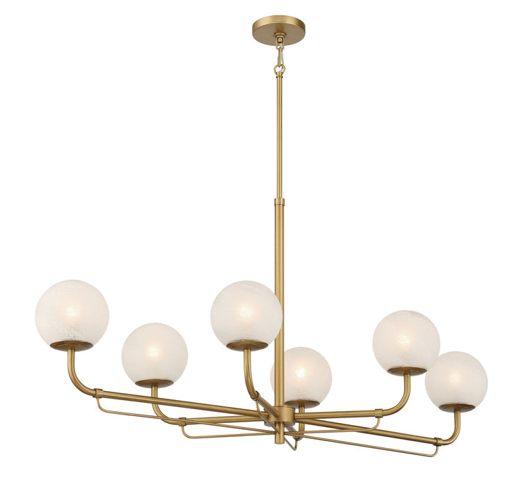 Minka-Lavery 3796-732 Six Light Island Pendant, Legacy Brass