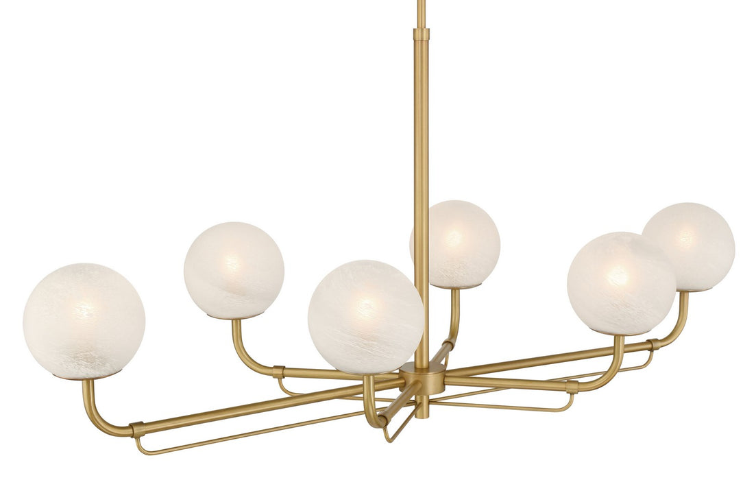 Minka-Lavery 3796-732 Six Light Island Pendant, Legacy Brass