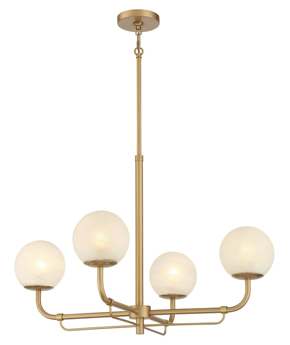 Minka-Lavery 3797-732 Four Light Chandelier, Legacy Brass