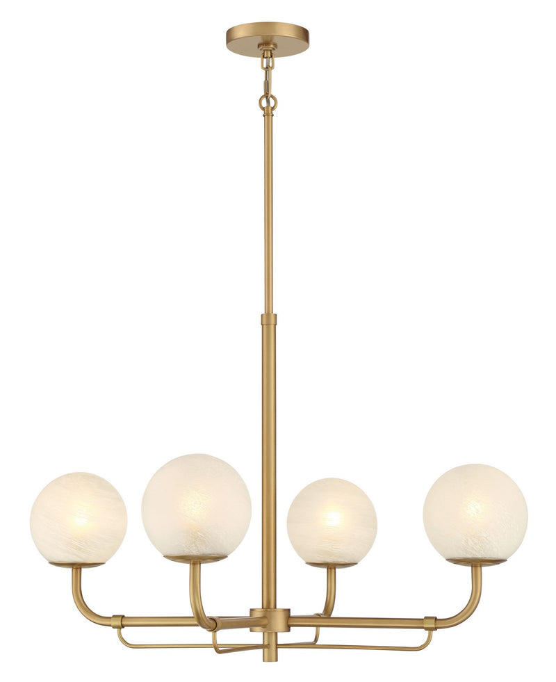 Minka-Lavery 3797-732 Four Light Chandelier, Legacy Brass