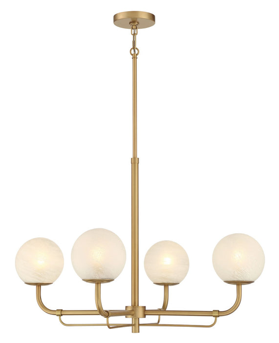 Minka-Lavery 3797-732 Four Light Chandelier, Legacy Brass