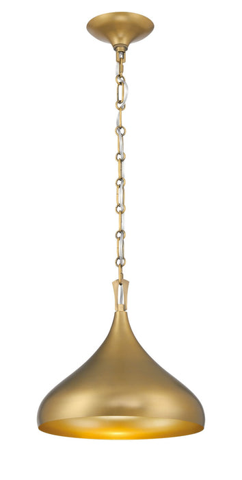 Minka-Lavery 3931-732 One Light Pendant, Legacy Brass