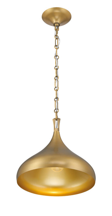 Minka-Lavery 3931-732 One Light Pendant, Legacy Brass
