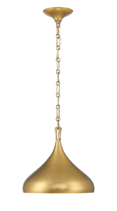 Minka-Lavery 3931-732 One Light Pendant, Legacy Brass